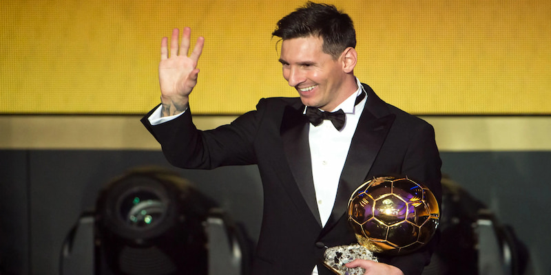Messi có bao nhiêu Quả bóng Vàng đã tăng lên con số 5 vào năm 2015