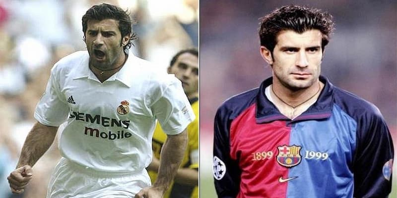 Figo được gọi là kẻ phản bội Catalan khi chuyển sang khoác áo Kền Kền trắng